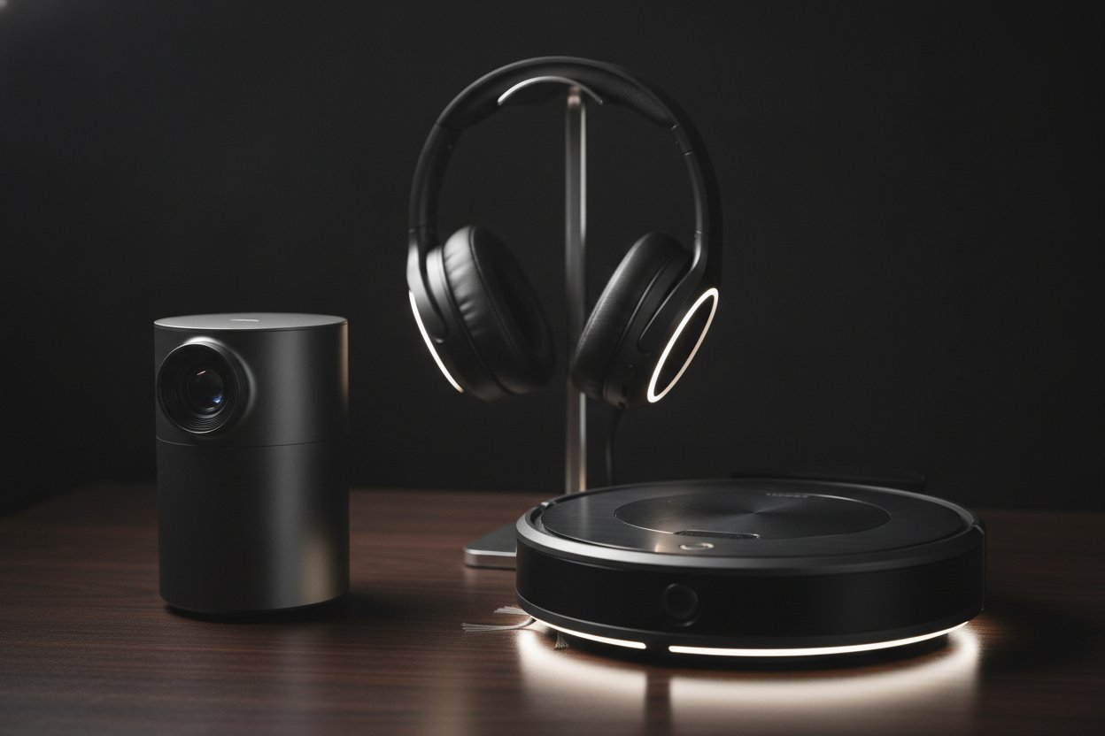 Fon kepala ANC, projektor mini dan robot vacuum bajet RM300 hingga RM800