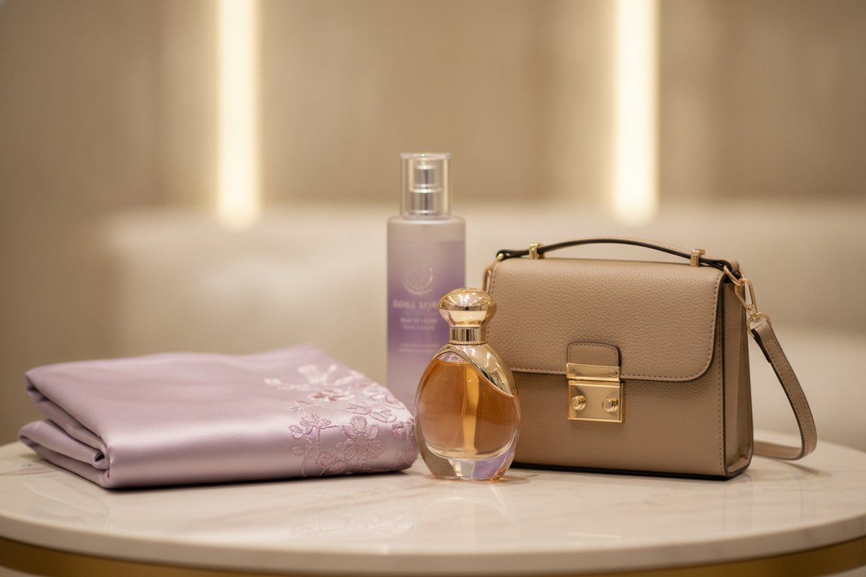 Hadiah untuk isteri RM100 hingga RM300 minyak wangi dan telekung