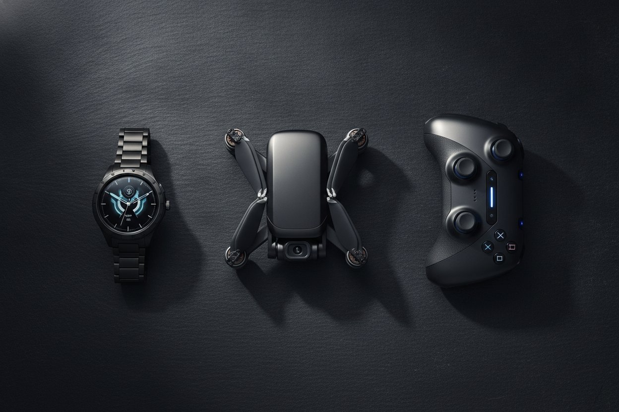 Hadiah mewah untuk lelaki seperti dron dan smartwatch premium