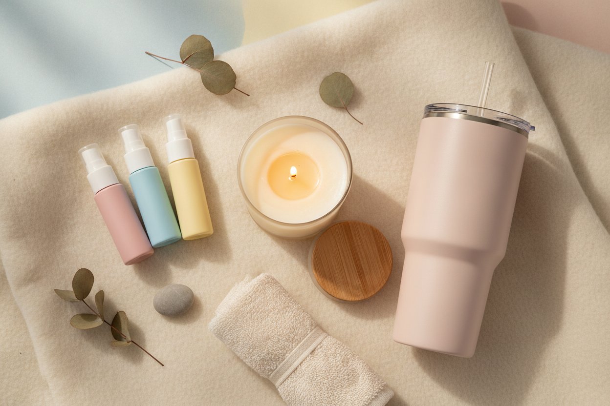 Idea hadiah untuk wanita 30-an bawah RM50 termasuk lilin wangi dan set skincare mini