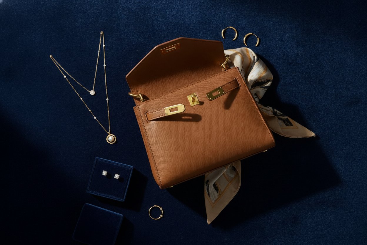 Hadiah mewah untuk wanita 30-an beg tangan branded dan barang kemas emas