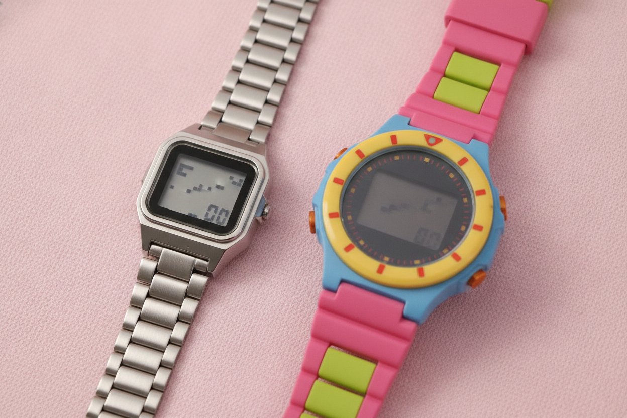 Jam tangan wanita bajet bawah RM300 gaya retro dan sporty