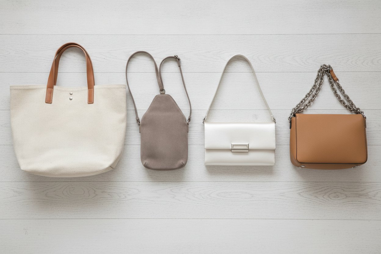 Jenis beg tangan wanita: tote, sling, clutch dan beg bahu