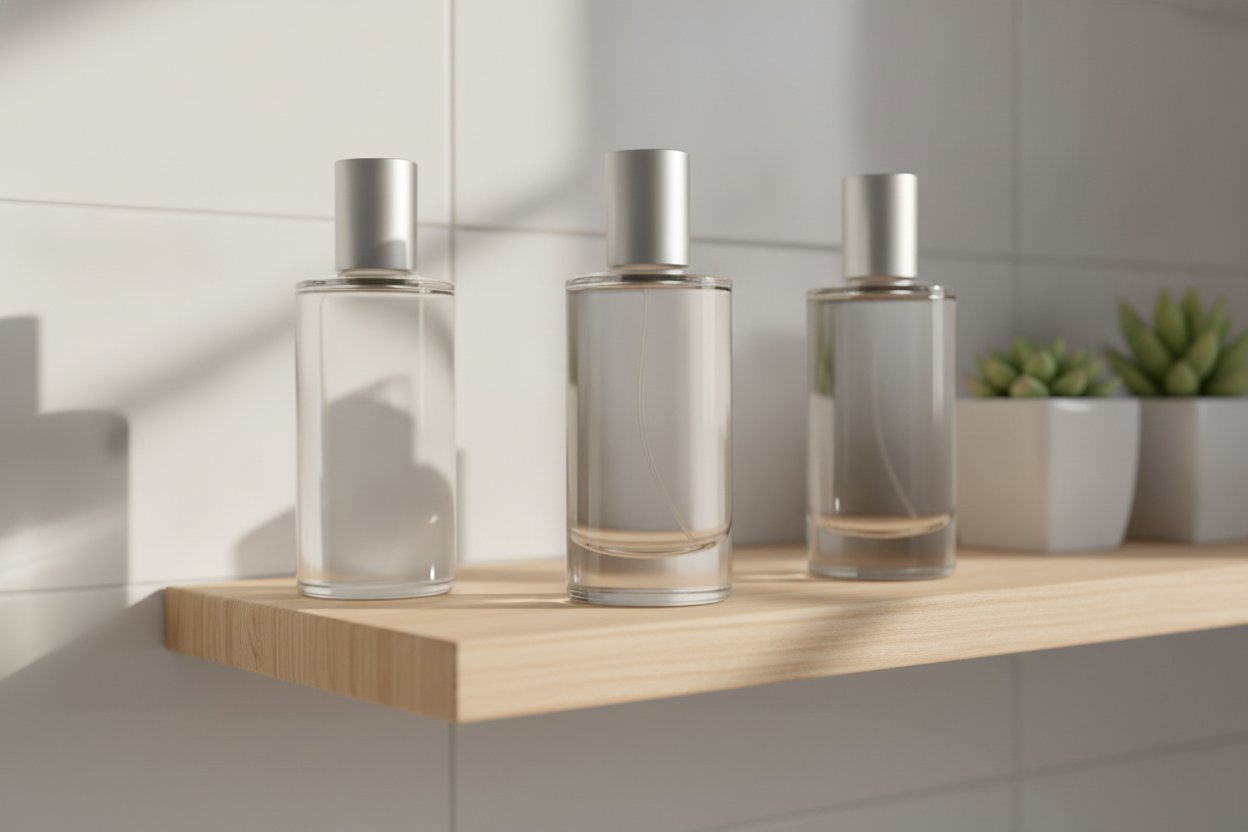 Minyak wangi lelaki bajet bawah RM150 di atas rak kayu