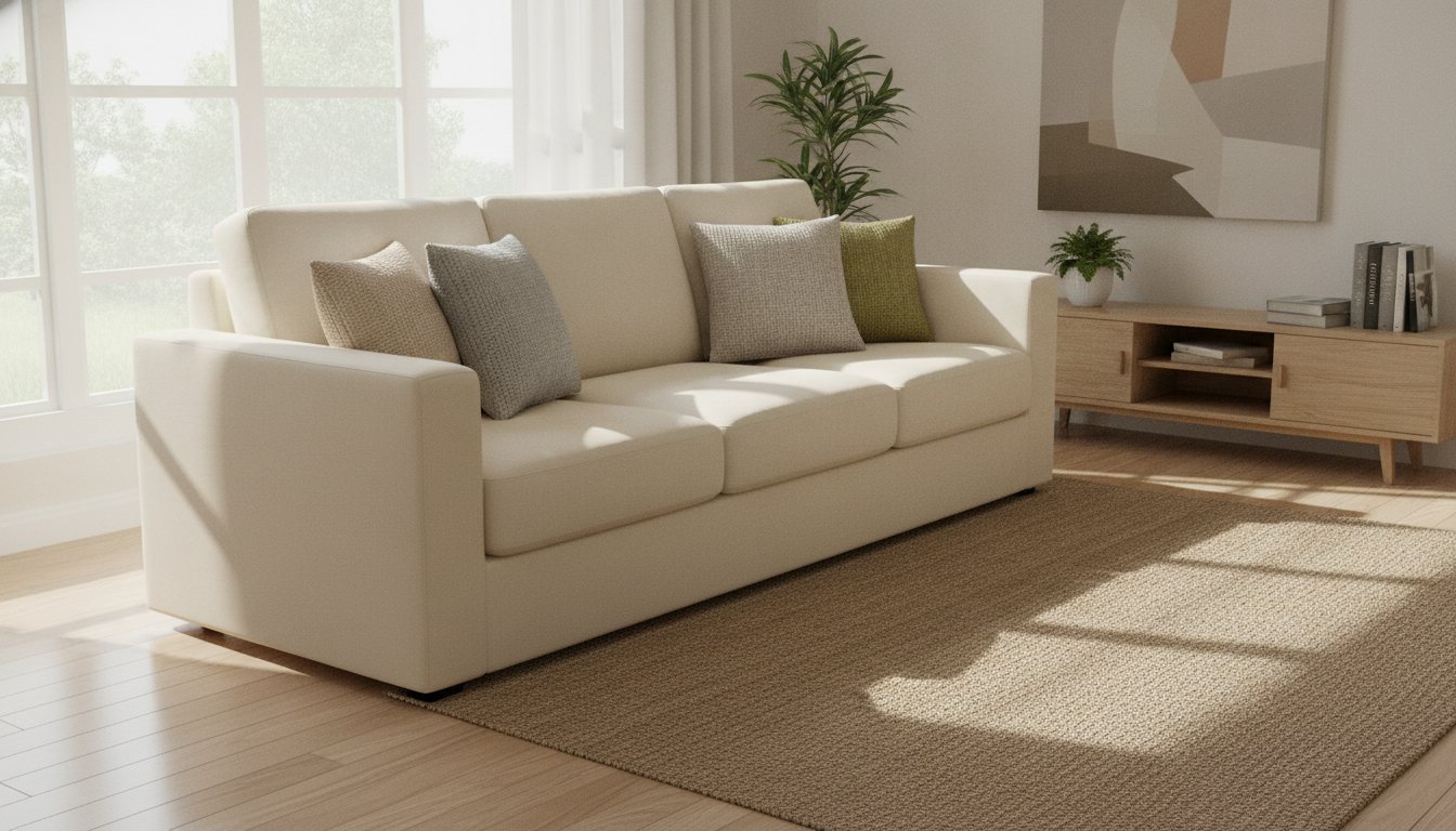 Sarung sofa terbaik di Malaysia 2026 di ruang tamu moden