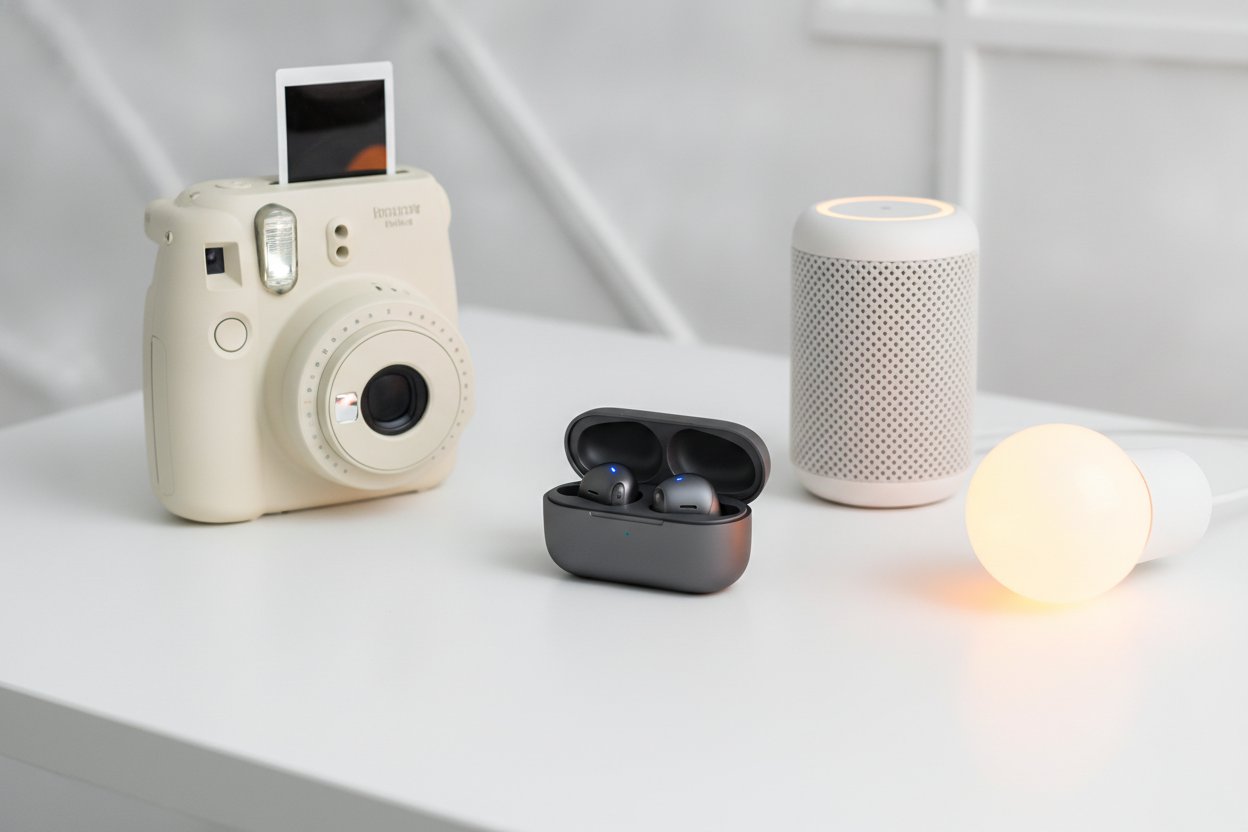 Hadiah unik RM150 hingga RM500 earbud wayarles dan kamera instant